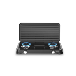 Cucina a gas Sogo con 2 fuochi per uso esterno 2x2,2kW 57,7x28,7x5,3 cm COC-SS-10235