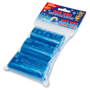 Ricariche rotoli sacchi igienici profumati Peter Pan Plast Bag Dog - 25x35 cm - DOG25RI (3 rotoli da 20 sacchi cad.)
