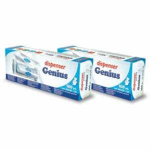 Dispenser di sacchi frigo Genius con clips adesive Peter Pan Plast - 20x35 cm - GENF20 (conf.100)