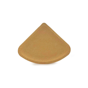 Piatti in cartoncino kraft Ristocart linea Bistrot - trancio pizza 1/4 - 26x26 cm - H2626050 (conf.50)