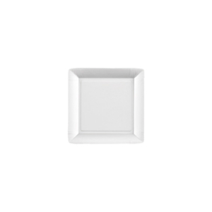 Piatti in cartoncino vergine leggeri Le Nappage Traditional Light nature bianco - 18x18 cm - 79219 (conf.50)