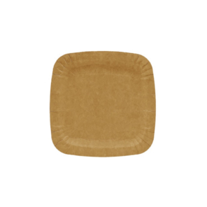 Piatti in cartoncino kraft Ristocart linea Bistrot - 18x18 cm H1818050 (conf.50)