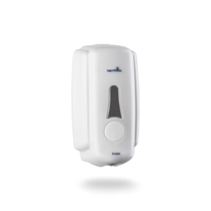 Dispenser per saponi e igienizzanti in tanica a rabbocco Nettuno T-Small 1 litro - bianco - 91900
