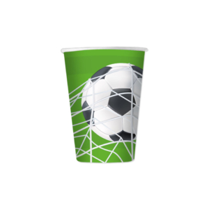 Bicchieri a tema Football Big Party - 250 ml 76865 (conf.6)