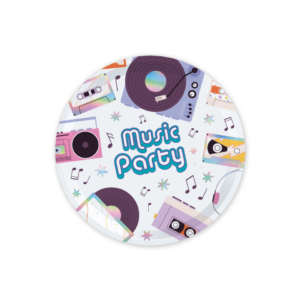 Piatti a tema Music Party Big Party - 18 cm 76562 (conf.6)