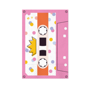 Tovaglioli a tema Music Party Big Party - 33x33 cm 76564