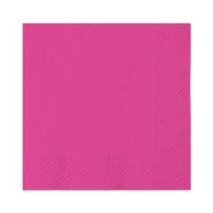 Tovaglioli in carta di pura cellulosa Ecolor 2 veli fucsia 33x33 cm - 74506 (conf.40)