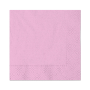 Tovaglioli in carta di pura cellulosa Ecolor 2 veli rosa - 33x33 cm 74502 (conf.40)