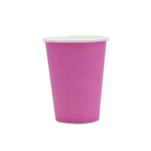 Bicchieri in carta di pura cellulosa Ecolor fucsia 250 ml - 74087 (conf.25)