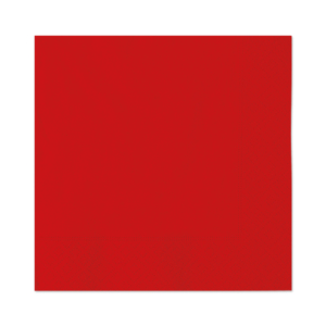 Tovaglioli in carta di pura cellulosa Ecolor 2 veli rossi - 33x33 cm 74504 (conf.40)