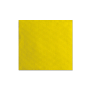 Tovaglioli in carta di pura cellulosa Ecolor 2 veli gialli - 25x25 cm - 75080 (conf.50)