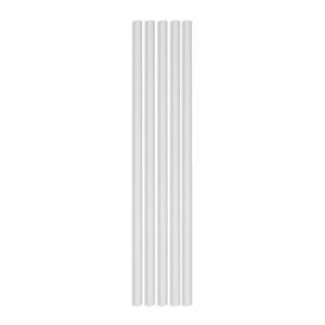 Cannucce in carta Ecolor D.0,5 cm bianche 74249 (conf.50)