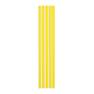 Cannucce in carta Ecolor D.0,5 cm gialle 74049 (conf.50)