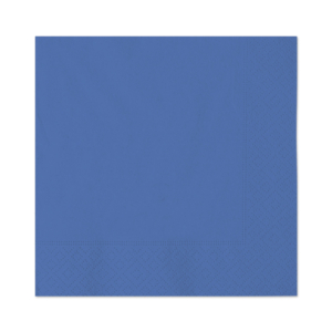 Tovaglioli in carta di pura cellulosa Ecolor 2 veli blu - 33x33 cm 74507 (conf.40)