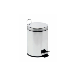 Pattumiera a pedale Medial Bin galva con secchio in acciaio galvanizzato 5 litri - 205x278mm/5L - 106405