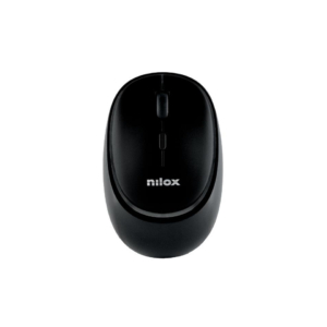Mouse ottico wireless dual Nilox Tech ricaricabile tramite porta USB-C 1600 DPI 4 tasti - nero - NXMDWS102