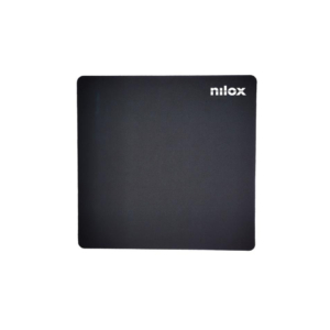 Tappetino per mouse Nilox Tech 24x24x0,2 cm nero NXMP011