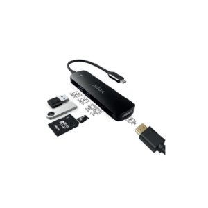 Docking station USB-C 5 in 1 Nilox Tech 1x HDMI 4K + 1x SD + 1x MicroSD + 2x USB-A 3.2 nero - NXDSUSBC05