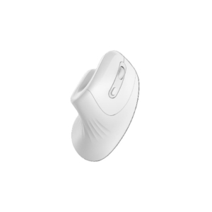 Mouse ottico verticale wireless Nilox Tech 2,4 Ghz 6 tasti silent click 3200 DPI bianco - NXMOEV03