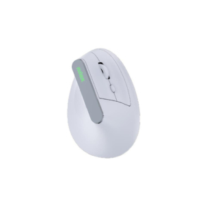 Mouse ottico verticale dual wireless Nilox Tech 6 tasti silent click 1600 DPI bianco - NXMOEVR01W
