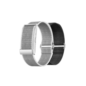 Braccialetto fitness screenless Nilox per monitoraggio della salute - IP68 - doppio cinturino grigio e nero