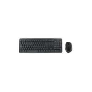 Set tastiera e mouse wireless Nilox Tech 2,4 Ghz layout italiano 1000 DPI colore nero - NXKMWI0002