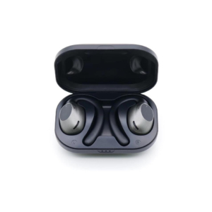 Auricolari sportivi Nilox Runbeat true wireless ENC con archetto ergonomico - colore nero - NXTWRUNBEATOR