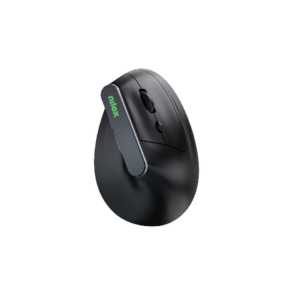 Mouse ottico verticale dual wireless Nilox Tech 6 tasti silent click 1600 DPI nero - NXMOEVR01B