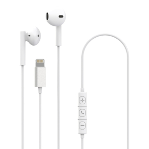 Auricolari a filo Celly UP900LIGHT con connettore Lightning - bianco UP900LIGHTWH