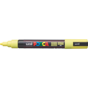 Pennarello a tempera UniPosca Uni-Ball punta tonda 1,8-2,5 mm giallo sunshine M PC5M GSL
