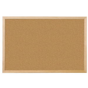 Pannello in sughero Q-Connect 120x90 cm con cornice in legno KF03568