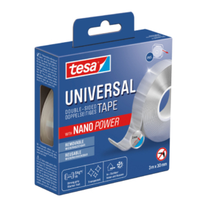 Nastro biadesivo universale trasparente con Nano Power Tesa 3 m x 30 mm 55810-00002-00