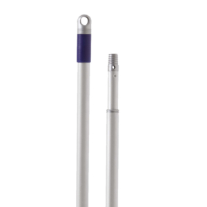 Manico telescopico in metallo verniciato Eudorex Pro con foro + filetto 150 cm - A358