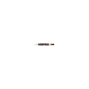 Pennarello a tempera UniPosca Uni-Ball punta a pennello semi-flessibile 1-4 mm beige M PC5BR BG