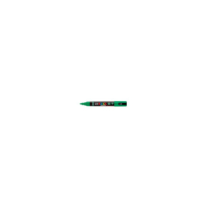 Pennarello a tempera UniPosca Uni-Ball punta a pennello semi-flessibile 1-4 mm verde M PC5BR V