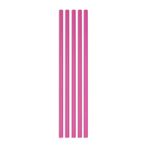 Cannucce in carta Ecolor Ø 0,5 cm fucsia - 74038 (conf.50)