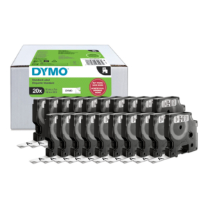 Nastro per etichettatrici DYMO® D1 12 mm x 7 m nero/bianco - VALUE PACK - 2231632 (conf.20 nastri)
