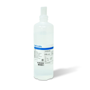 Soluzione fisiologica 0,9% sodio cloruro PVS 500 ml - SOL004
