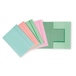 Cartelline con elastico Favorit 25x34,5 cm dorso 0-3 cm - in colori assortiti pastello - 400196482 (conf.25)