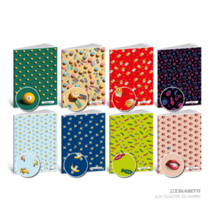 Maxi quaderni Blasetti Pattern A4 a quadretti 4M - 100 g/m² - 24+1 fogli - 9387 (conf.10)