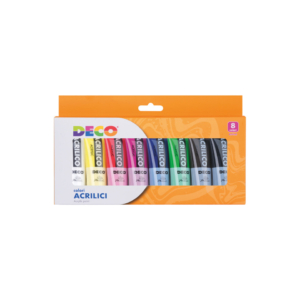 Colori acrilici Deco 21 ml - in colori assortiti 13063/3 (conf.8)