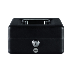Cassetta portavalori Yale con chiusura a chiave 80x152x118 mm YYCB/080/BB2