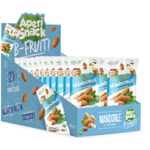 Mandorle naturali AperiSnack B-FRUIT monoporzione da 25 g - 01-1772 (conf.20)