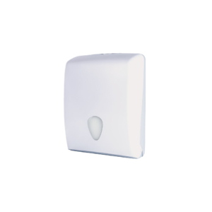 Distributore di carta asciugamani piegata a C, Z o V Medial Stilevo bianco - fino a 600 fogli - 37x13x27,7 cm