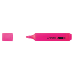 Evidenziatore Tratto Video - Rosa - 1- 5 mm - 830207