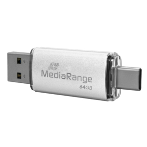 Chiavetta USB 3.0 Media Range con spina USB Type-C™ - 64 GB - Argento MR937