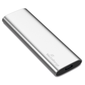Unità SSD esterna Media Range USB Type-C® 120 GB - Argento MR1100
