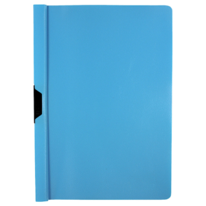 Cartellina con clip Donau A4 in PP blu chiaro - 322022037