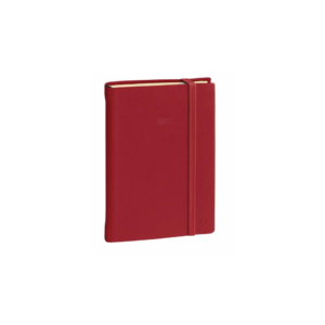 Agenda giornaliera 2027 Quo Vadis Daily 21 Prestige Silk 13x21 cm rosso - 37501427MQ