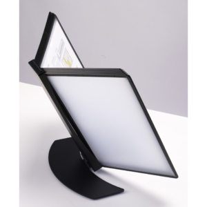 Leggio da tavolo/parete Q-Connect in metallo nero KF10687